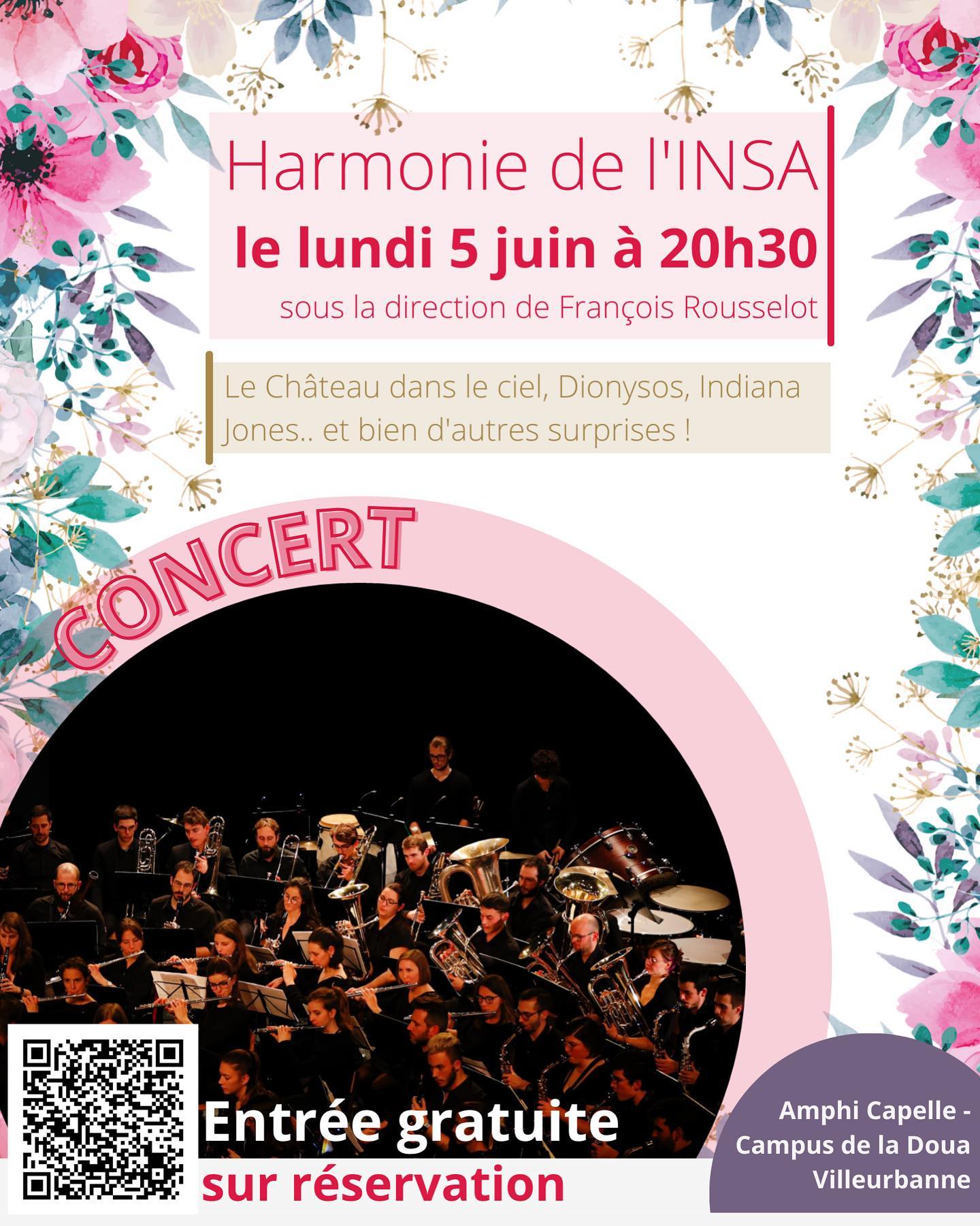 Affiche de concert Capelle juin 2023